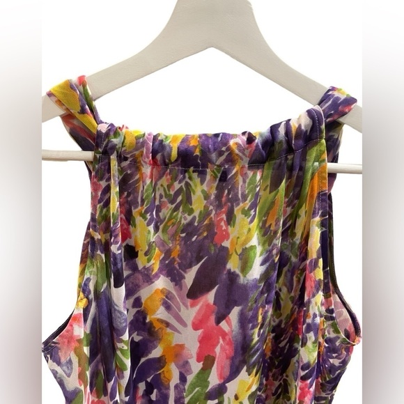 CABI Petals Floral Tank Blouse Size S - Picture 4 of 8